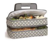 Entertainer Hot and Cold Food Carrier in Mosaic