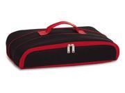 Casserole Carrier in Black and Red