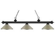 Billiard Light with Antique Silver Shade