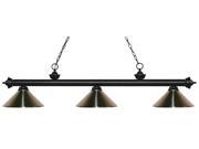 57.25 in. Billiard Light with Brushed Nickel Shade