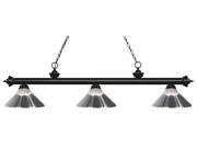 57.25 in. Billiard Light with Chrome Shade