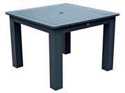Square Patio Dining Table in Nantucket Blue
