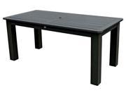 Rectangular Counter Height Table in Black