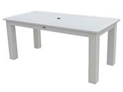 Rectangular Counter Height Table in White