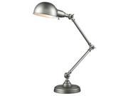 1 Light Table Lamp with Steel Shade