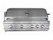 Grill with LED Lights Propane 49 in. W x 26.5 in. D x 26 in. H