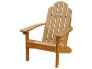 Eco friendly Classic Adirondack Chair in Toffee
