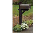 Eco friendly Mailbox Post in Black