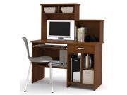Computer Workstation in Tuscany Brown Finish