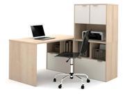 L Shape Desk with Drawers