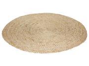 Round Area Rug in Natural