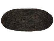 Woven Maize Rug in Black