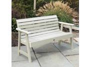 Eco Friendly Bench in Whitewash