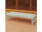 Eco Friendly Backless Bench in Whitewash 60 in. L x 17 in. W x 20 in. H 31 lbs.