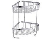 2 Tier Wire Basket in Triple Chrome Finish