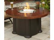 Fire Pit Table with Round Acid Wash Top