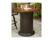 Pub Fire Pit Table with Round Acid Wash Top