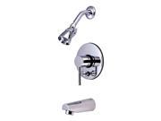 Kingston Brass KB86910DL Single Handle Tub Shower Faucet
