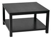 Office Star Merge Collection 30 Square Coffee Table Black Finish