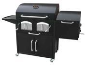 Bravo Premium Charcoal Grill with offset smoker