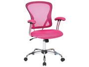 Task Chair in Pink Mesh