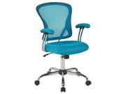Task Chair in Blue Mesh