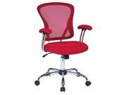 Task Chair in Red Mesh