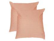 Box Stitch Decorative Accent Pillow Set of 2