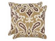 2.5 Thick Brian Decorative Pillow Set of 2 18 in. L x 18 in. W 4 lbs.