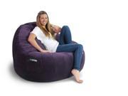 Sitsational 2 Seater Deluxe Corduroy in Aubergine Finish by American Furniture Alliance