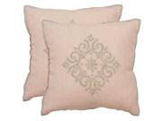 Regina 20 in. Sterling Decorative Pillows Set of 2