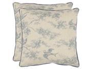 Norah 18 in. Blue Decorative Pillows Set of 2