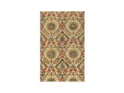 Floral Rug in Multicolor 5 ft. 6 in. L x 3 ft. 6 in. W