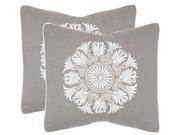 Versailles Decorative Pillows in Sterling Set of 2