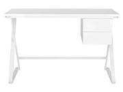 Watkins 2 Drawer Desk in White