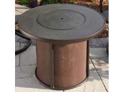 Fire Pit Table with Round Stone Fire Top