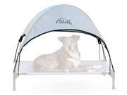 Pet Cot Large Canopy in Gray