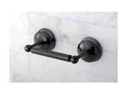 Kingston Brass BA1168BK Water Onyx Toilet Tissue Holder Black Nickel