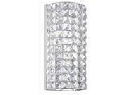 Crystorama Chelsea Hand Polished Crystal Wall Sconce 802 CH CL MWP