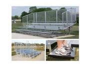 Preferred Bleachers with Vertical Picket Railing 27 ft.