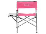 Aluminum Folding Camping Chair in Pink