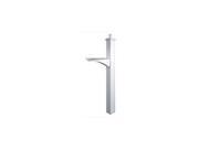Balmoral Deluxe Post and Bracket with Finial in White