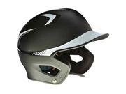 Z5 Grip Two Tone Baseball Batting Helmet SR in Black and White
