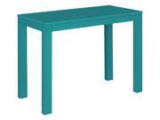 Desk with Drawer in Teal Finish