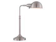 Desk Lamp in Satin Nickel