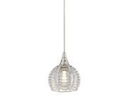 ELK Lighting Kersey 1 Light Pendant Satin Nickel 10455 1