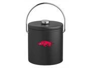 Arkansas Black 3 Qt. Ice Bucket with Thick Leatherette Lid