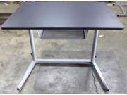 Adjustable Desk in Silver