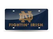 Notre Dame Fighting Irish Laser Cut Navy License Plate