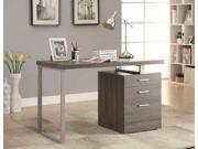 Modern Desk in Weathered Gray